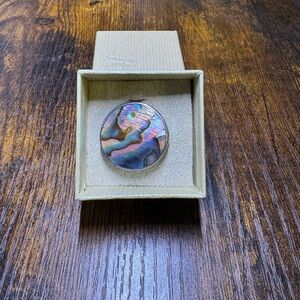 Elegant Abalone Shell Ring